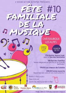 Fête familiale de la musique @ Parc Châteauroux Les Alpes