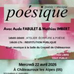 Poésique - Atelier d'écriture musical